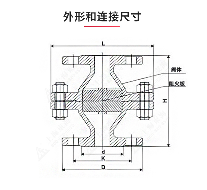 GZW-1不锈钢管道阻火器_JIUYOU.COM九游结构图.jpg
